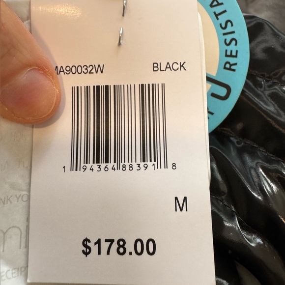 ANORAK The Stitched Fashion Puffer Vest Duck Down Feathers Waterproof Med NWT - Picture 5 of 6